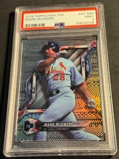 2018 MARK McGWIRE TOPPS HIGH TEK #HT-MM PSA 9 CARDINALS POP 1  (786)