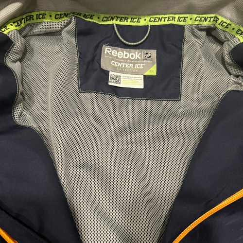 Reebok Buffalo Sabres NHL Jacket Mens 2XL Blue Kinetic Fit Double Sided FullZip - Picture 3 of 9