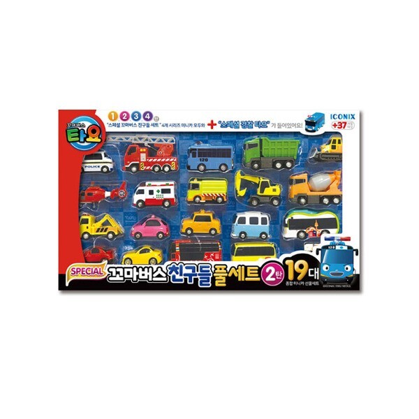 Tayo Bus The Little Bus Special Friends Mini Car 19pcs Full Set