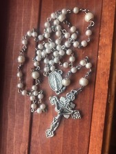 Beautifil Faux Pearl Rosary- First Communion- Confirmation
