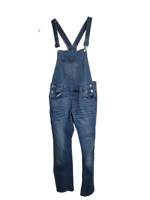 LEVI'S levi strauss grade school girls jeans overall Size 14 soft and stretchy