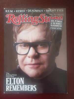 February 17 2011 Rolling Stone Magazine Elton John R.E.M. Keisha Issue 1124
