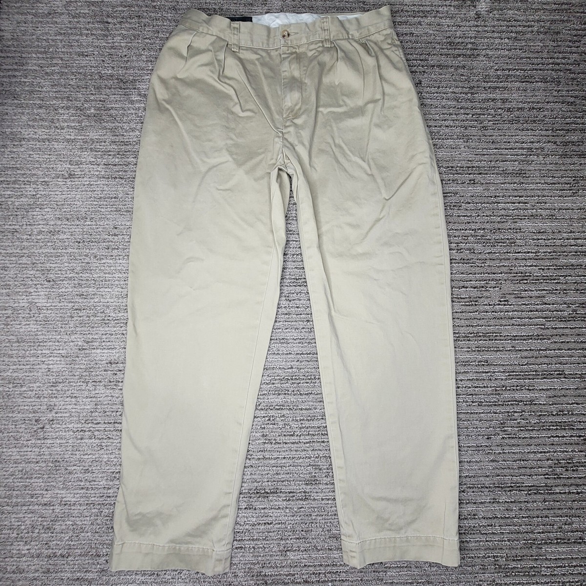 S*N様 90s Polo Ralph Lauren Ethan Pant 33 Polo Ralph Lauren Size 33/30 Men Pant Ethan Casual Mid Rise Khaki