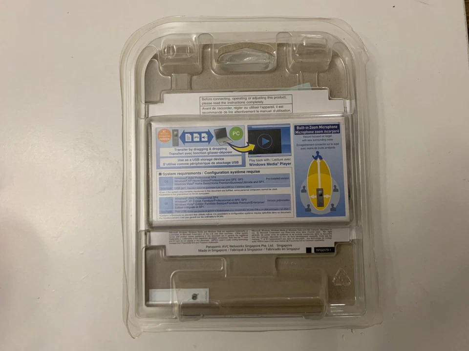 Panasonic RR-US570 Digital Voice Recorder Tested 287 Hours 1GB EVP - Image 3 of 3