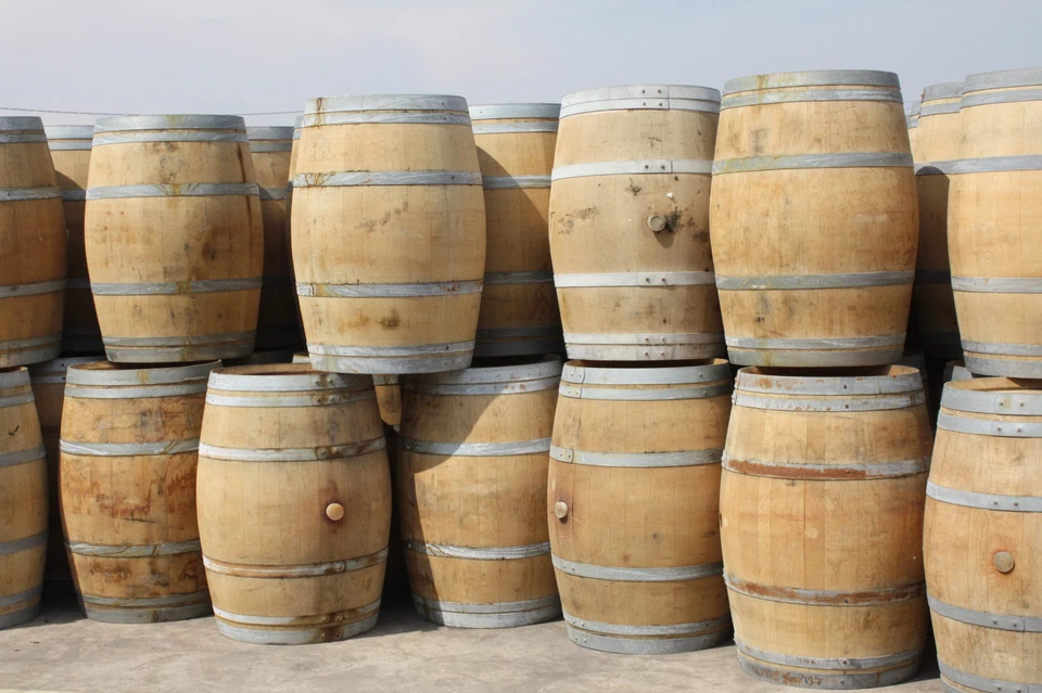 NEU 100-300L FASS REGENTONNE WEINFASS EICHENFASS HOLZFASS WASSERFASS WASSERTONNE - Bild 3 von 4