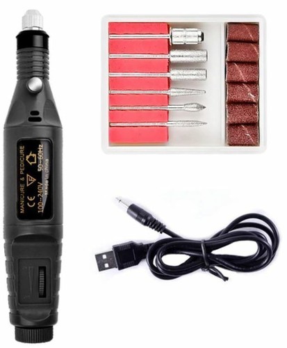 UK Electric Machine Manicure Nail Drill Set Pedicure Portable Nail Buffer File - Picture 12 of 16