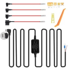 Dash Cam Hardwire Kit Micro USB Car Dash Camera Charger Cable Power Cord Comp...