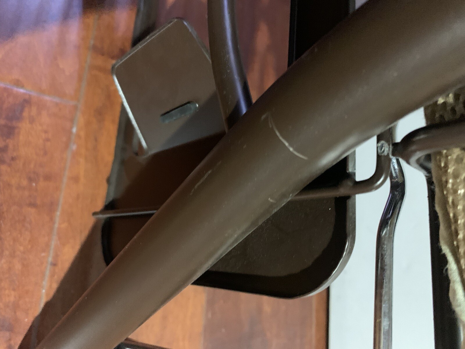 vintage iron board Full Size Brown metal leg + coverthings Mat eBay