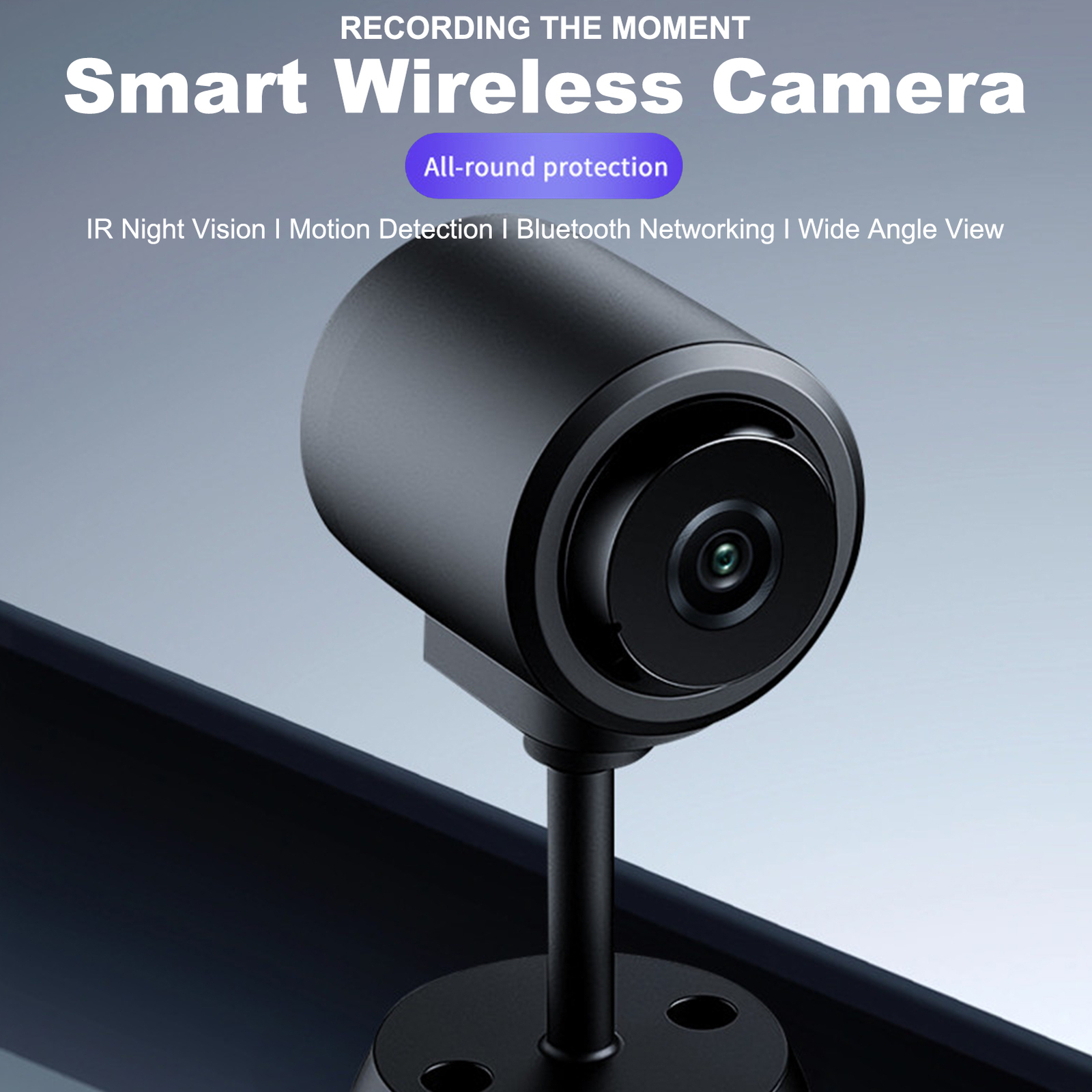 Smart Outdoor HD WiFi Security Camera with IR Night Vision for Baby and Pet Monitoring