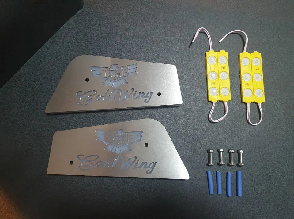 Gold Wing Honda GL 1500 Iluminación Suelo Fundas con LED Amarillos Foto 3 de 4