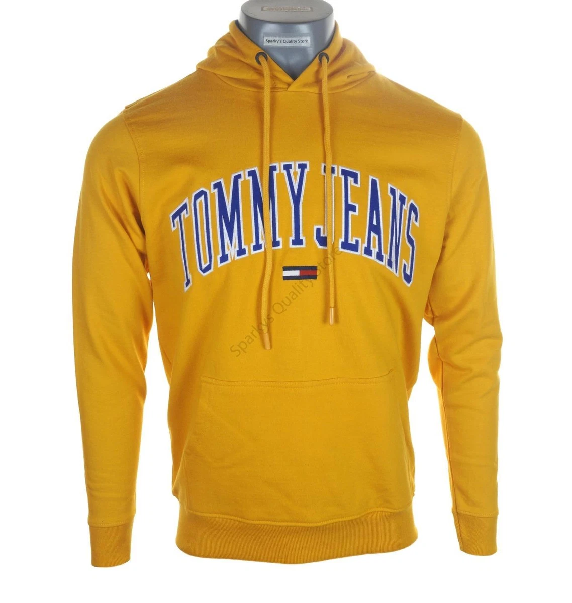 Yellow tommy hilfiger cheap hoodie mens