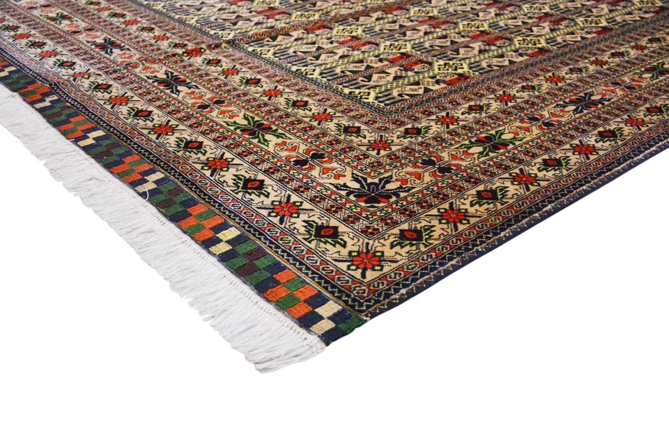 6x9ft Handmade Silver like Color Afghan Rug, Turkish Style, Wool, R118 - Image 2 of 4