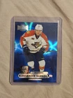 2013/14 Fleer Showcase Aleksander Barkov Rookie Blue Metal Universe PMG #/25