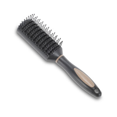 Vented Hair Brush Styling Brush with Ball-Tipped Bristles Hair Brushes Black