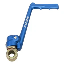 Tusk Forged Aluminum Kick Starter Anodized Blue–Fits: Yamaha YZ65 2018–2025