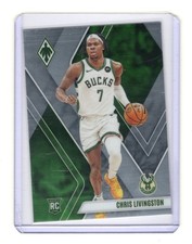 2023-24 Panini Phoenix Chris Livingston Card Rookie Milwaukee Bucks. rookie card picture