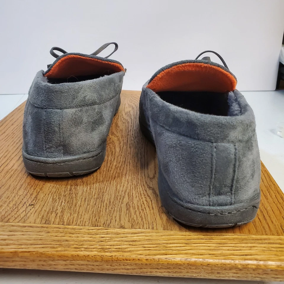 Zapatos Dockers Para Hombre Talla 10.5 Gris Mocasín Zapatillas Forradas Difusas Cómodas Interior Foto 4 de 4