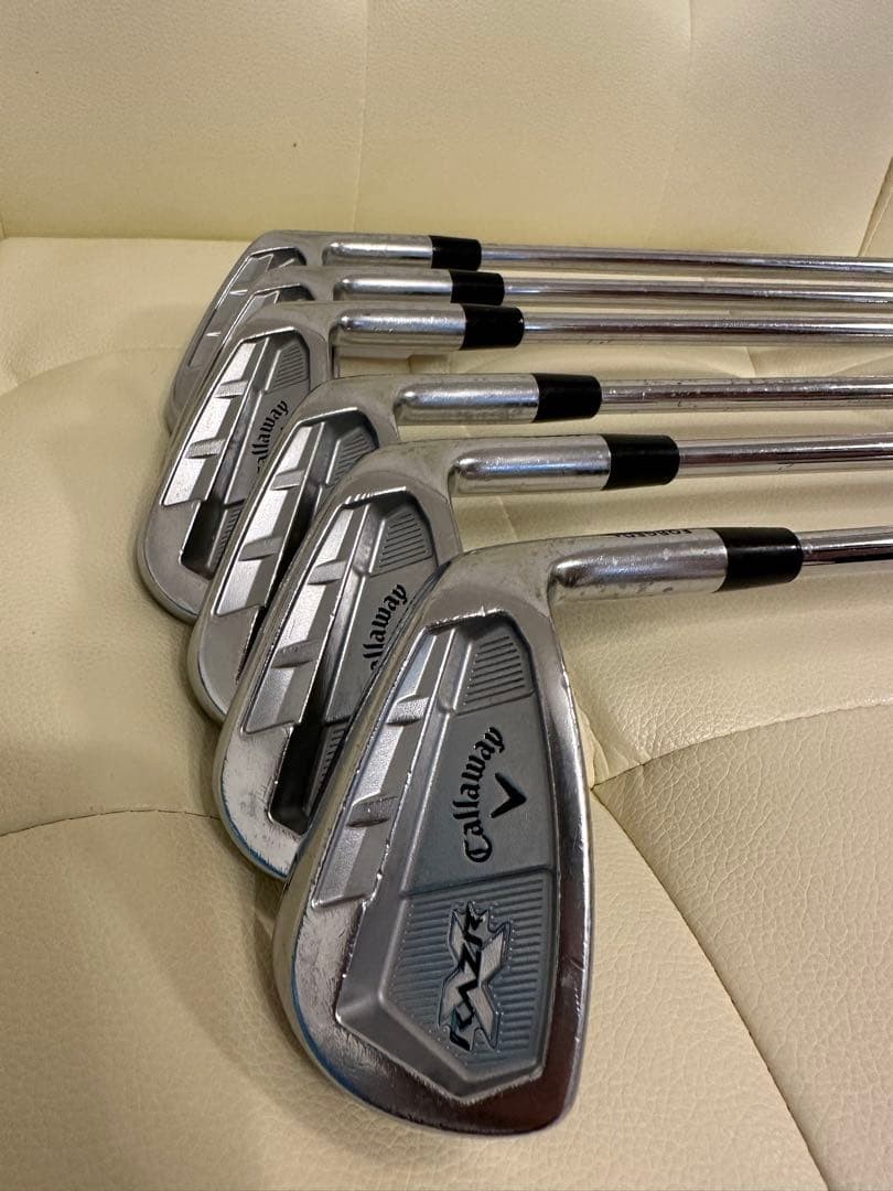 Callaway RAZR X アイアンセット 6-9 PW Callaway RAZR X Iron Set 6pcs 5 6 7 8 9 Pw Dynamic Gold Flex S300