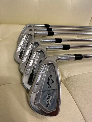 Callaway RAZR X Iron Set 6pcs 5 6 7 8 9 Pw Dynamic Gold Flex S300