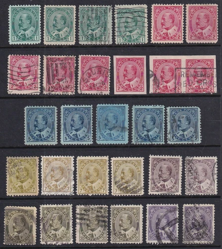 Canada King Edward VII Issues #89-95 With Shade Varieties  Mostly Used  See*