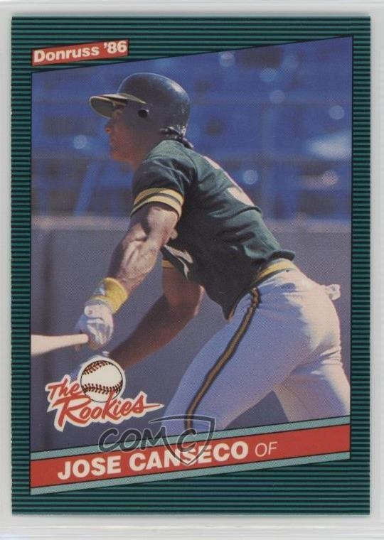 1986 Donruss The Rookies Box Set Jose Canseco #22 07ke