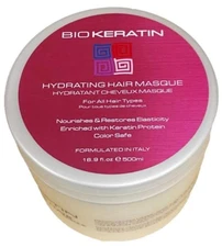 BIO KERATIN Hydrating hair Masque Treatment 500ml for ALL hair types