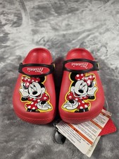 NWT Crocs Disney Minnie Mouse Childs Size C11 Fun Lab Minnie Clog K Roomy Fit