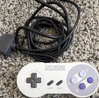 Vintage Nintendo Super NES Controller SNS-005 Gray Wired Gamepad for SNES