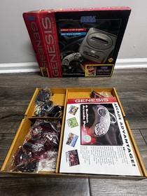Sega Genesis Sports System - Complete CIB NFL Football 95 Console Lot