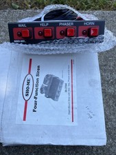 Sho-me Model 30.3104 Four Function Siren Dash Mount Wail Yelp Phaser Air Horn Sho-me Model 30.3104 Four Function Siren Dash Mount Wail Yelp Phaser Air Horn