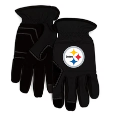 Pittsburgh Steelers Logo Brands NFL Work Gloves