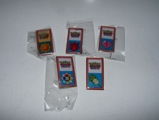 lot 5 pin's nintendo pokémon league neuf / neuf scellé / année 2000 / officielle