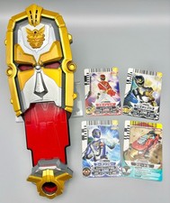 Power Rangers Megaforce DX Gosei Morpher Bandai 2010 with 4 Cards Sentai Toy