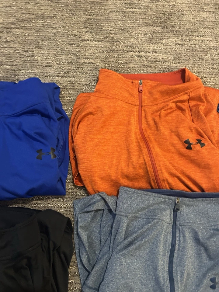 Under Armour Mens Lot of 8 Athletic 1/4 Zip Pullovers Size XXL 2XL Loose - Image 4 of 4