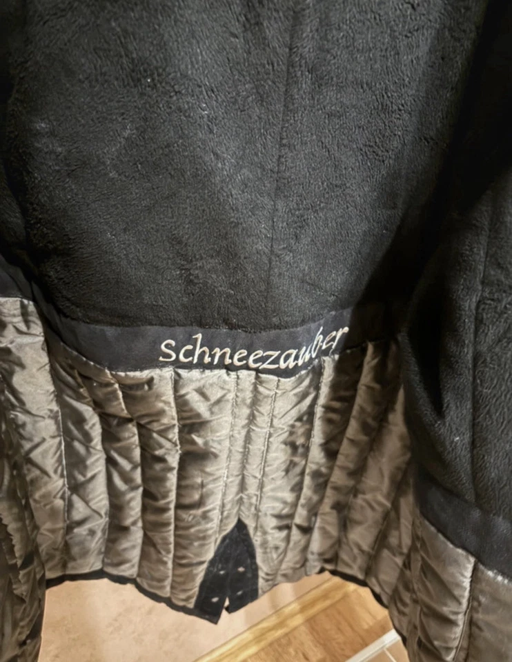 Wellensteyn Schneezauber Parka schwarz 3XL mit Kapuze Fellbesatz lang - Bild 4 von 4