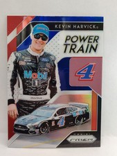2019 Prizm Racing NASCAR PowerTrain RED WHITE BLUE Prizm #82 Kevin Harvick Card