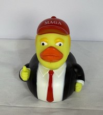Donald Trump Rubber Duck Bloody EAR Ducking 2024 MAGA Rally Fight President B11