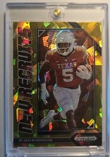 #NR-3 Bijan Robinson 2023 Panini Prizm Draft Picks New Recruits Gold Ice