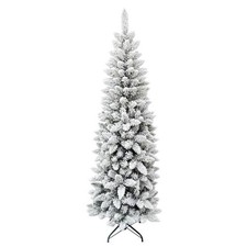 MAURY'S ALBERO DI NATALE EXTRA SLIM 240 CM INNEVATO CON 957 RAMI