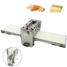 Commercial Electric Dough Sheeter Baking Crisp Shortener Pastry Machine Foldable