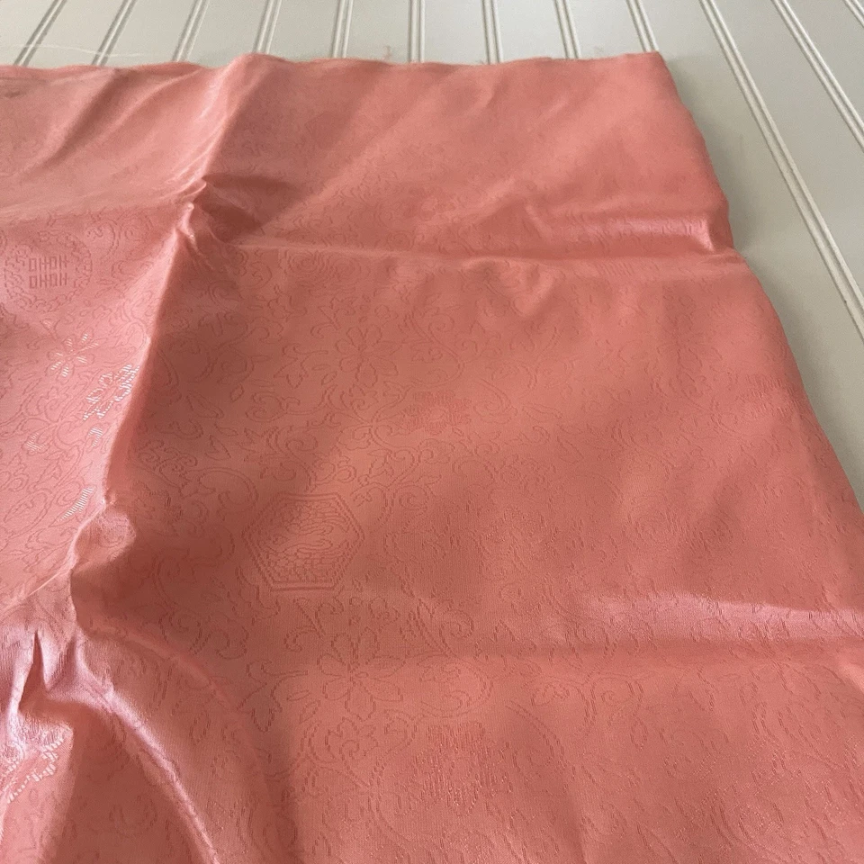 SILK SALMON FABRIC 13 Yards x 22 Inches Wide or 468 Inches x 22 Wide - Image 4 of 4