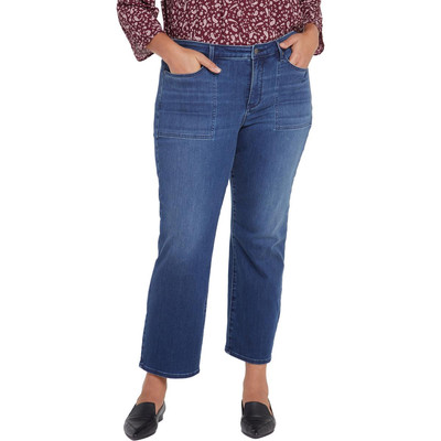 NYDJ Womens Piper Pocket Denim Ankle Jeans Plus BHFO 2330
