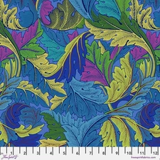 Acanthus in Cobalt | Kaffe x Morris & Co. | Free Spirit