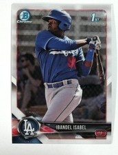 2018 Bowman #BCP47 Ibandel Isabel Chrome Prospects Los Angeles Dodgers 1st