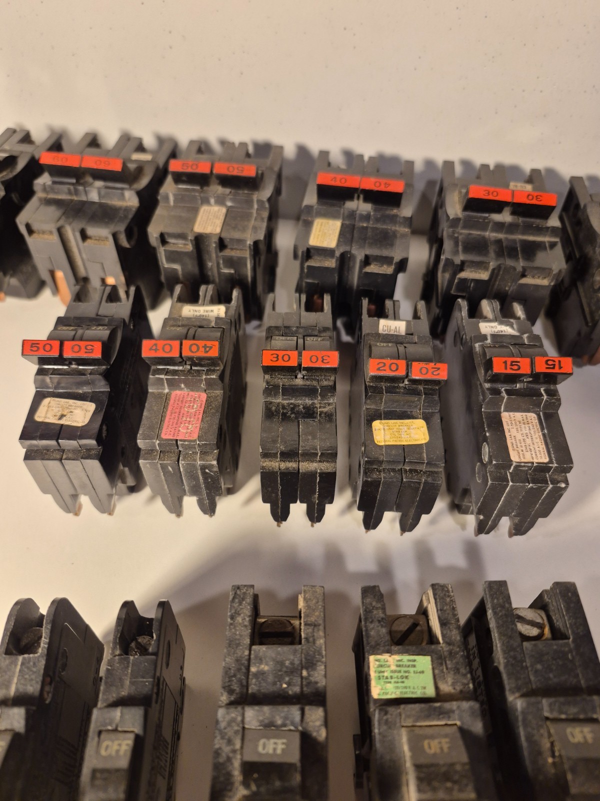 Ffe Breakers Federal Pacific FPE Breakers Multiple Amps Select From Menu - PT DENA ...