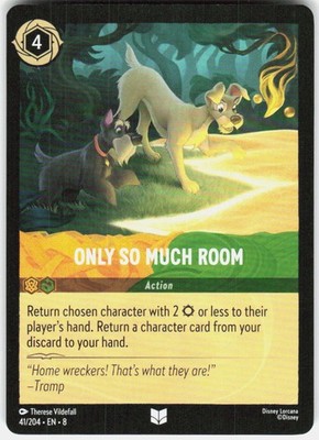 Only So Much Room 41/204 Reign of Jafar Disney Lorcana