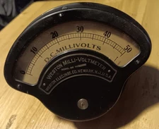 Weston Electrical Instruments Corp. Model 269 0-50 Milli-Voltmeter