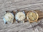 Timex Lot Of 3 Men's Vintage Wrist Watches Mechanical - Parts  Repairs