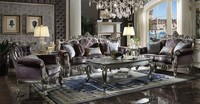 Helle Barock Wohnzimmer MöBel Sofa Textil Couch Dreisitzer Sitz Polster Sofas