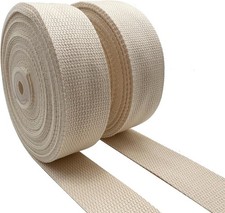 Cotton Webbing 1.5 Inch 2 Rolls/ 20 Yards Webbing Straps for Webbing Bag Hand...